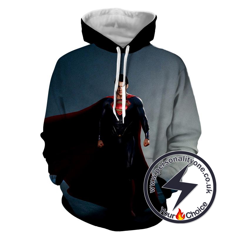 Black Dead Man Of Steel - Superman Sweat Shirt - Superman Hoodies